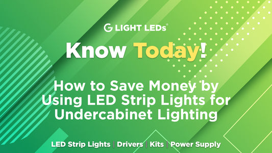 How to Save Money by Using LED Strip Lights for Undercabinet Lighting