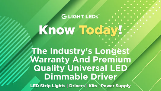 The Industry's Longest Warranty And Premium Quality Universal LED Dimmable Driver