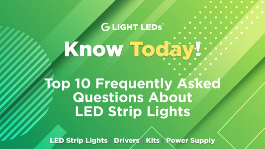 Top 10 Frequently Asked Questions About LED Strip Lights