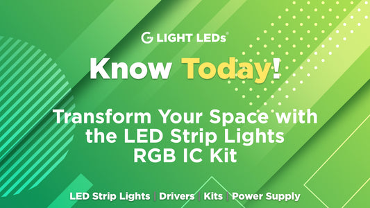 Transform Your Space with the LED Strip Lights RGB IC Kit