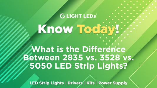 What is the Difference Between 2835 vs. 3528 vs. 5050 LED Strip Lights?
