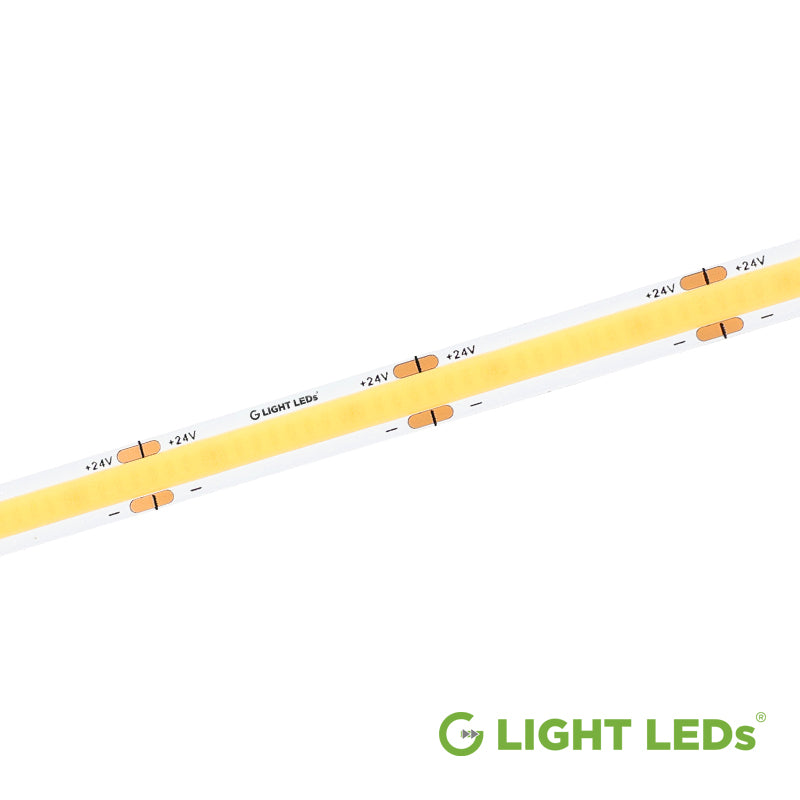 24V Waterproof COB LED Strip Light IP68 - 3000K Or 4000K, No Power Supply
