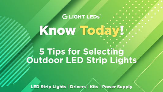 5 Tips for Selecting Outdoor LED Strip Lights