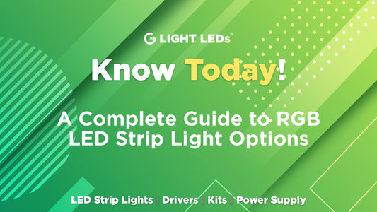 A Complete Guide to RGB LED Strip Light Options | G LIGHT LEDS