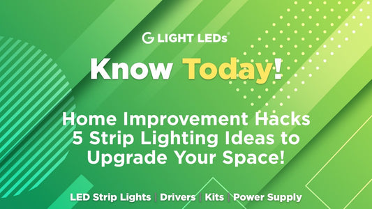 Home Improvement Hacks: 5 Strip Lighting Ideas to Upgrade Your Space!