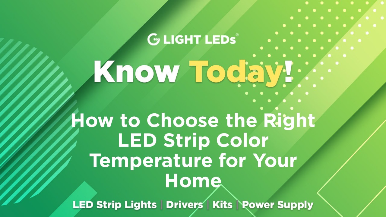 How to Choose the Right LED Strip Color Temperature for Your Home – G ...