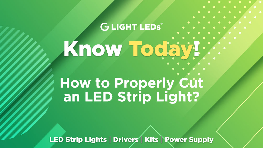  How to Properly Cut an LED Strip Light: A Simple Guide