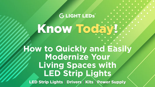 How to Quickly and Easily Modernize Your Living Spaces with LED Strip Lights