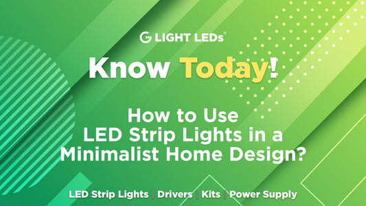 How to Use LED Strip Lights in a Minimalist Home Design