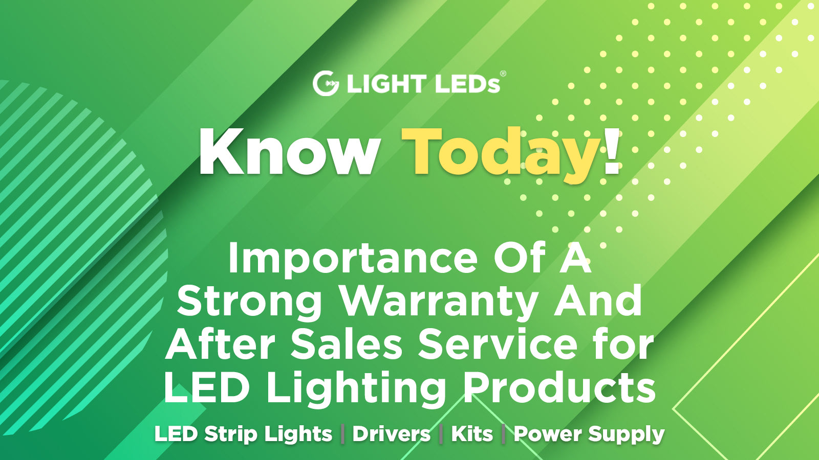 Client Led Service Importance Of A Strong Warranty And After Sales Service for LED Lighti ...