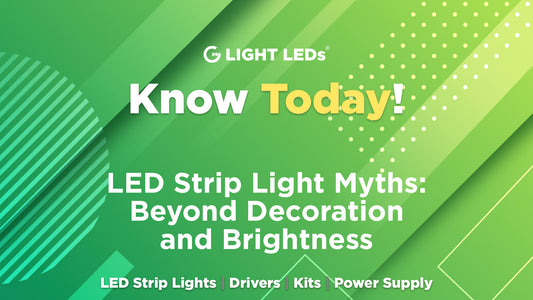 Debunking LED Strip Light Myths: Beyond Decoration and Brightness