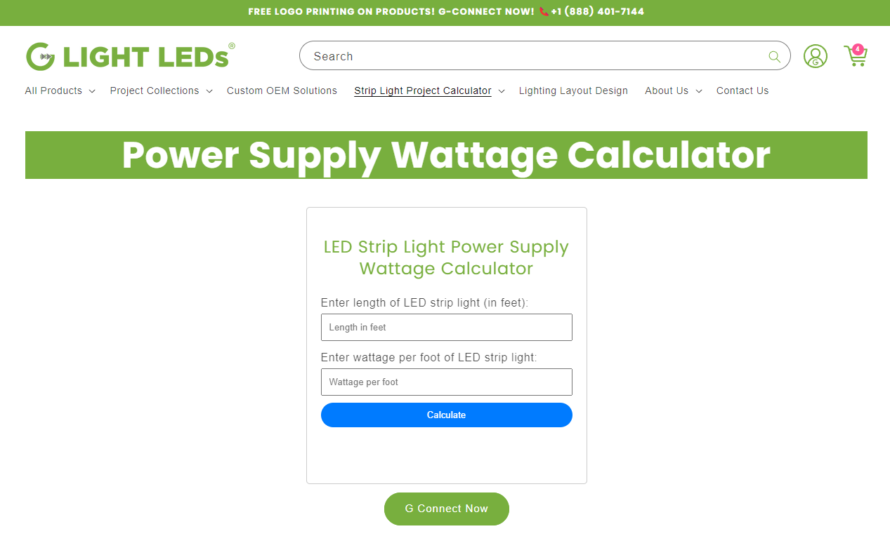 Lighting Power Draw A Guide to Choosing the Right LED Strip Light Power Supply – G Light LEDs