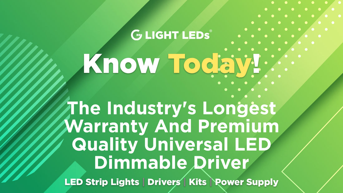 The Industry's Longest Warranty And Premium Quality Universal LED Dimmable Driver