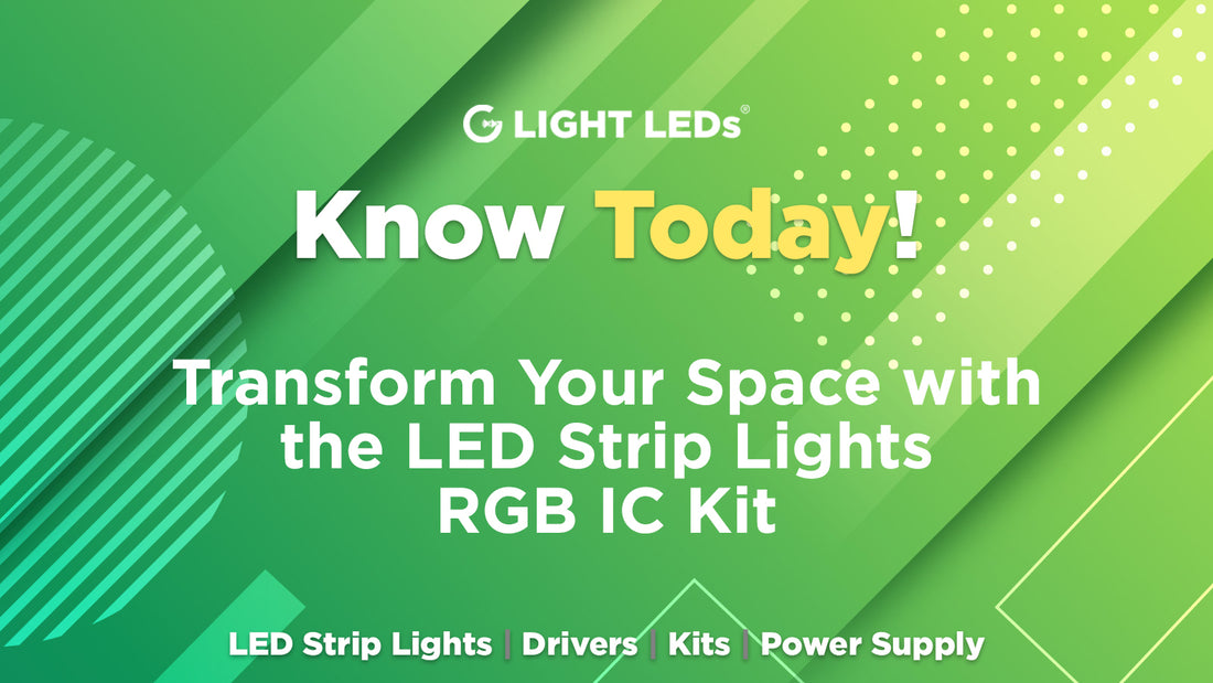 Transform Your Space with the LED Strip Lights RGB IC Kit