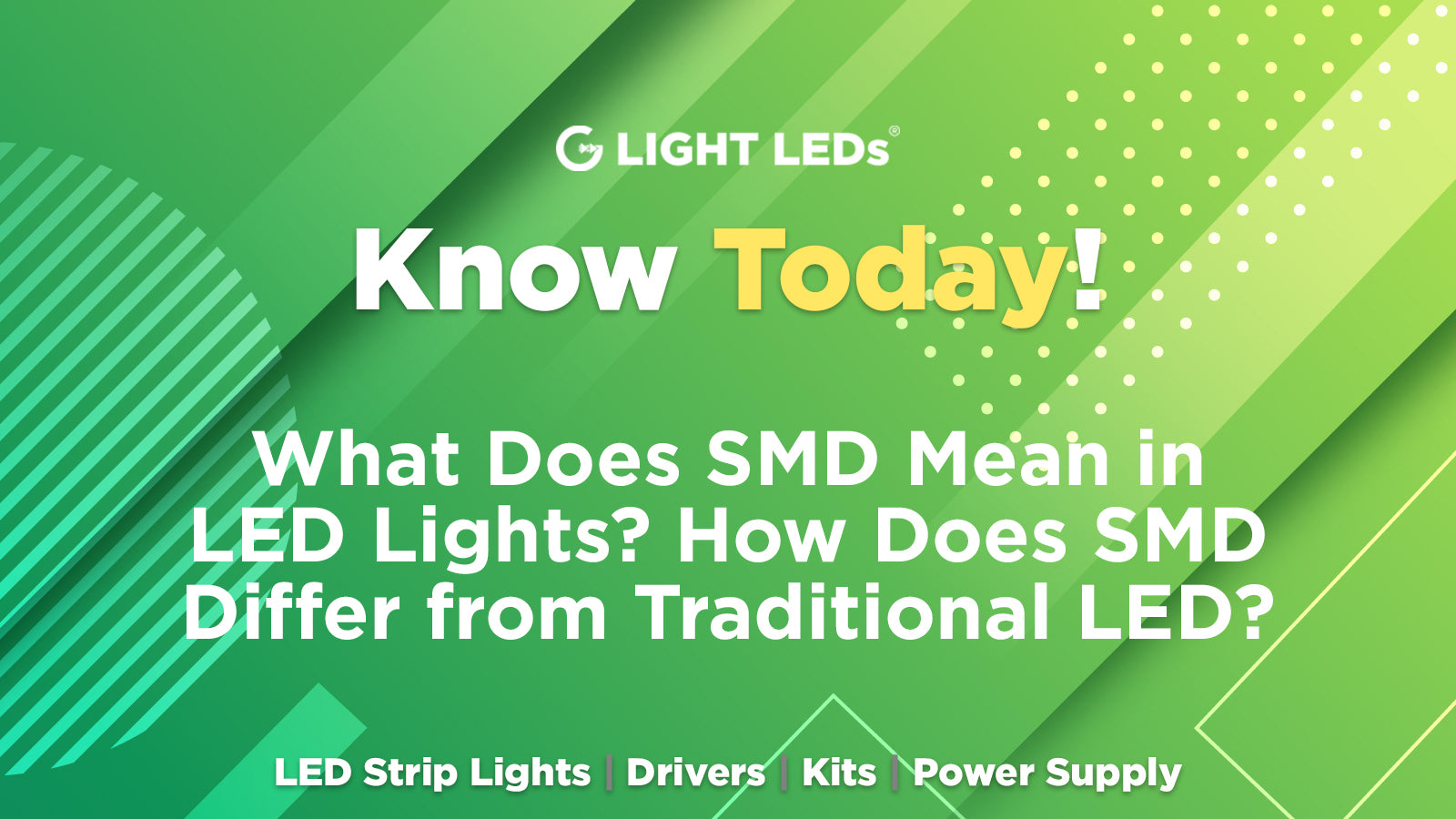 What Does SMD Mean in LED Lights? How Does SMD Differ from Traditional ...