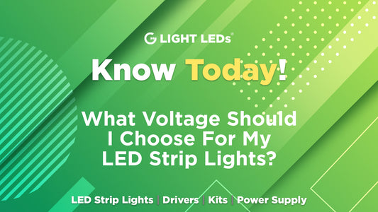 LED Light Buyer’s Guide: What Voltage Should I Choose For My LED Strip Lights?