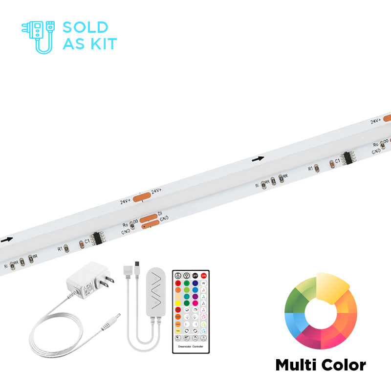 Module Led G Lux 24V G-Luxe Harmony RGB Smart IC COB LED Addressable Kit IP30 16.4ft UL ...