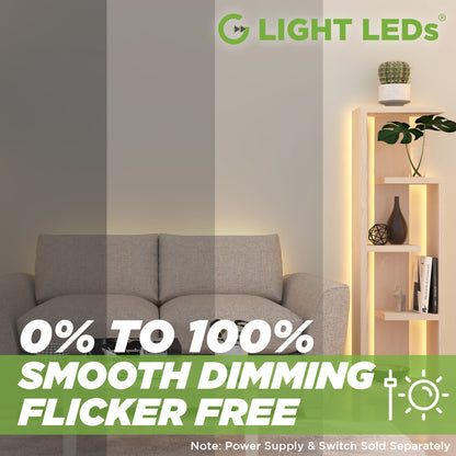 0% to 100% Dimmable, High Density, SMD2835 LED tape light