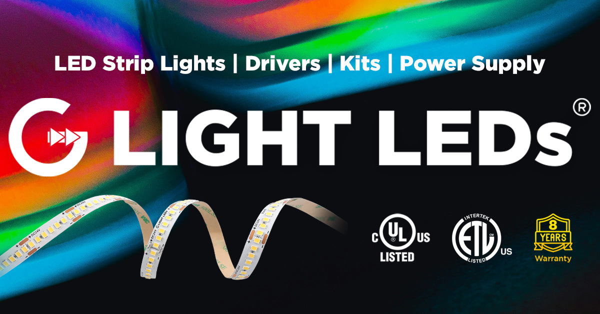 BEST Quality LED Strip Lights, Dimmable Drivers, Kits | G Light LEDs